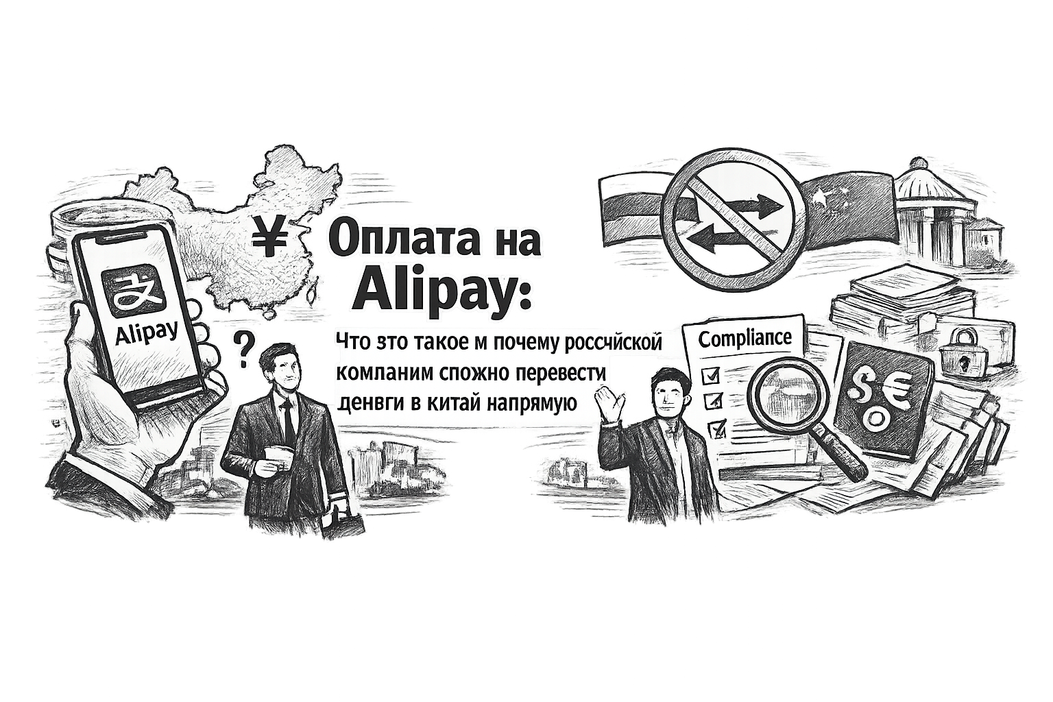 Оплата на Alipay для переводов в Китай